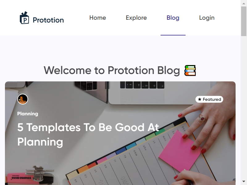 Prototion Blog